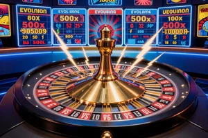 Lightning Roulette Live von Evolution Gaming - Blitz-Multiplikatoren bis 500x