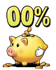 Lemon Maskottchen mit Reload-Bonus und Sparschwein