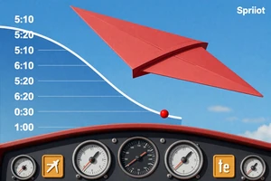 Aviator Crash Game von Spribe - Flugzeug steigt auf mit wachsendem Multiplikator