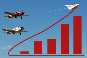 Aviator Crash Game von Spribe - steigendes Flugzeug Multiplikator-Spiel