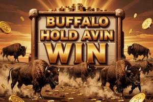 Buffalo Hold and Win Slot von Booongo - B&uuml;ffel-Theme mit M&uuml;nzen-Sammelmechanik