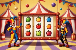 Joker Troupe Slot von Hacksaw - Zirkus-Joker Frucht-Slot